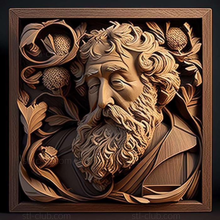 3D model William Morris (STL)